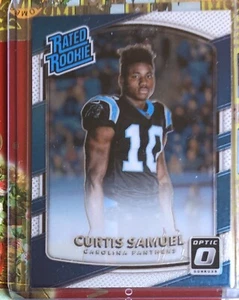 Curtis Samuel 2017 Donruss Optic Rated Rookie Carolina Panthers - Picture 1 of 2