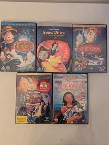 5pc Sealed Disney DVD Collection Platinum, Gold And Special Editions Kids Movies - Picture 1 of 11