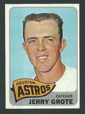 Jerry Grote Houston Astros 1965 Topps Card #504
