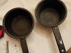 Two Vintage Enamel Ware Sauce Pans