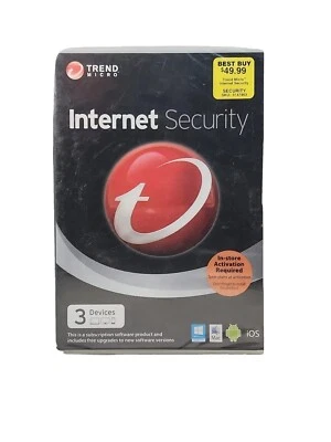 Trend Micro Internet Security (Windows 8/Mac/And/iOS, 3 Devices Protected) NEW - Image 1 of 3