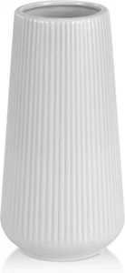 Grey Ceramic Vase for Flowers Small Decorative Vase for Home Living Room Decor - Picture 1 of 12