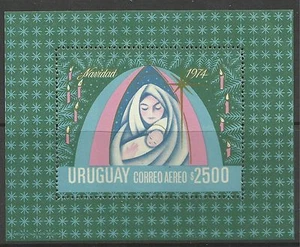 URUGUAY. 1974 Christmas Minature Sheet. Mint Never Hinged. - Picture 1 of 1