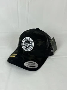 American Outlaw Wheels NWT Black Camo Snapback Hat - Picture 1 of 5