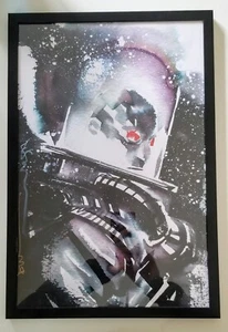 2022 SDCC DUSTIN NGUYEN MR. FREEZE ART PRINT SIGNED POSTER BATMAN ARKHAM 11x17 - Picture 1 of 2