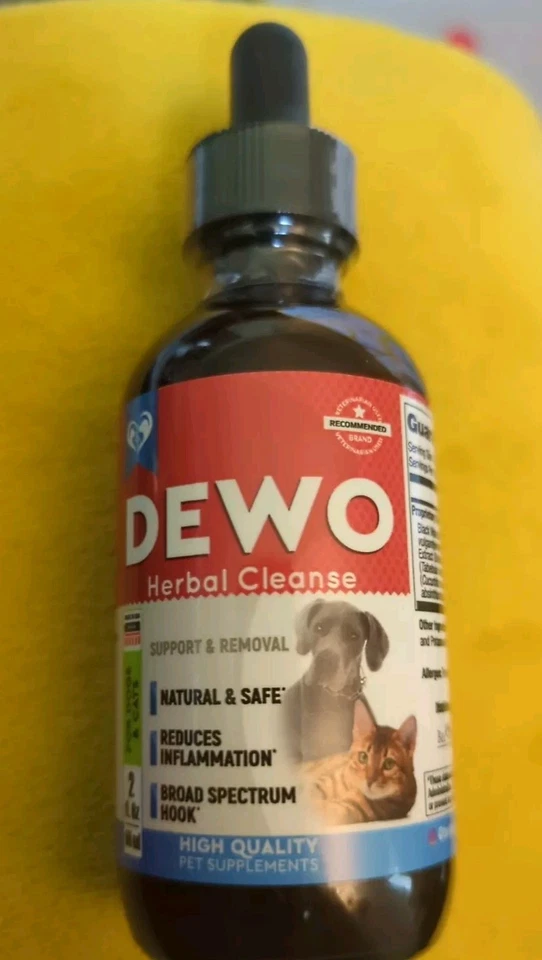 Cats & Dogs Liquid Herbal Medicine & Natural Broad Spectrum Treatment for Tap... - Image 1 of 1