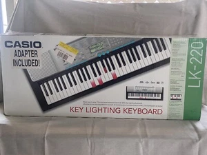 New Casio LK-220 Electronic Portable In Original Box Manuals Open Box - Picture 1 of 6