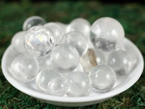 White QUARTZ Crystal Ball Sphere, Irregular, Divination, Gift, Home Decor, E2111 - Picture 1 of 10