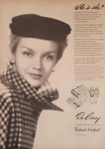 Ad Du Barry Maquillaje Cosméticos Hudnut Nueva York Original 1948 Publicidad Impresa  - Imagen 1 de 12