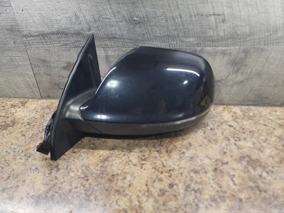  2010-2012 Audi Q7 Driver Left View Door Mirror Power Fold. Deep Black Pearl - image 1 of 4