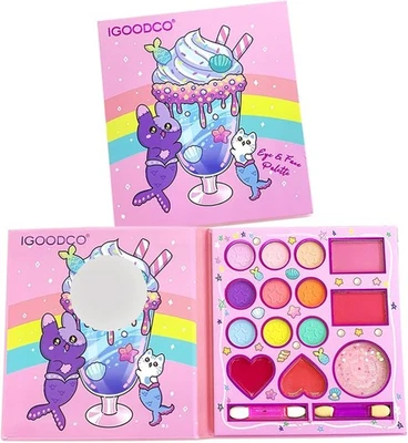 MOCKTOTA Kids Makeup Sets for Girls, Multi colored Face Paint Kit for Kids,Princess Make