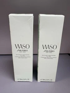 (2er Pack) Shiseido Waso Quick Matte Feuchtigkeitscreme ölfrei 2,5 Oz/75 ml versiegelt - Bild 1 von 3