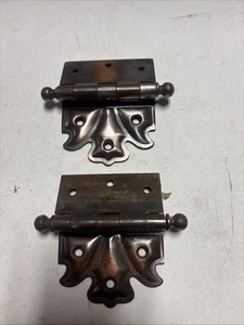 2 Türbänder versetzt Metall antik aufgearbeitet vintage historisch Jappaned - Bild 1 von 6