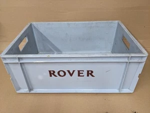 Rover Motor Cars Crate Plastic Storage Box Vintage 1990s Transport Automobilia - Foto 1 di 11