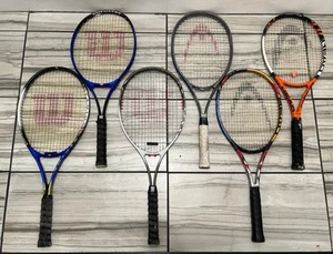 Tennis Racquet Lot 3 Wilson And 3 Head - Lot of 6 - Picture 1 of 24