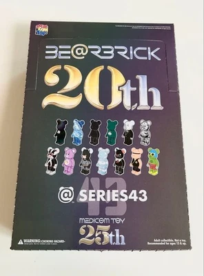 BEaRBRICK 20th Anniversary SERIES 43 Action Figure 24pcs Medicom Toy 2021 Hobby - Image 1 of 3