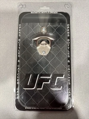 UFC Pop N Caps Abridor de Botellas Magnético y Receptor de Tapa - Producto con Licencia Oficial Foto 1 de 2