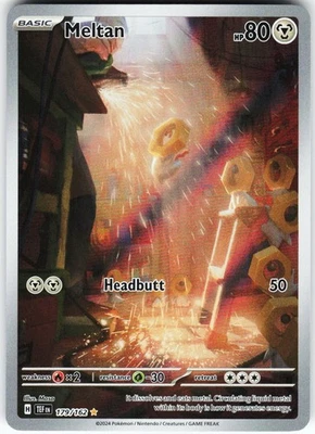 Meltan 179/162 Pokemon SV05: Temporal Forces  Illustration Rare NM - Image 1 of 2