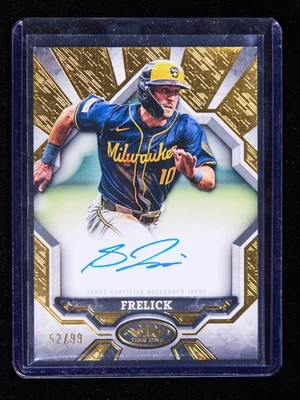 Sal Frelick 2025 Topps Tier One Baseball Break Out Auto 52/99 - Image 1 of 2