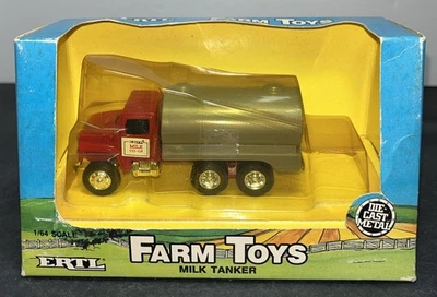 ERTL 1987 Farm Toys Milk Tanker 1/64 Scale Diecast #648 New In Box - Image 1 of 4