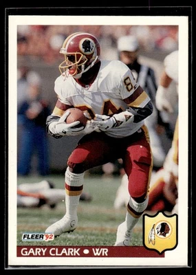 1992 Fleer Gary Clark Washington Redskins #415 - Image 1 of 2