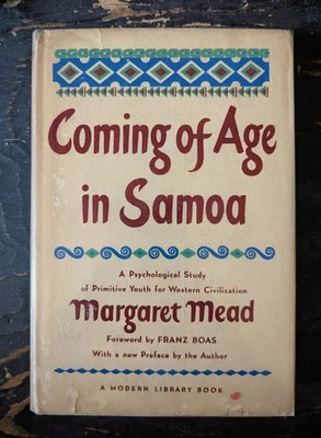 1953 Coming Of Age In Samoa Margaret Mead Vintage Psychology Culture Study Book - Image 1 of 4