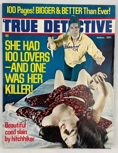 True Detective Magazine, March 1973, Vintage True Crime Stories, Pulp - Picture 1 of 4