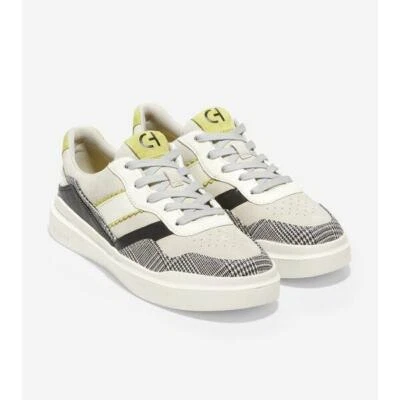 Cole Haan Women's Grandpro Rally Mix Sneaker W22917 Ivory/Green/Black Size 6M - Image 1 of 4
