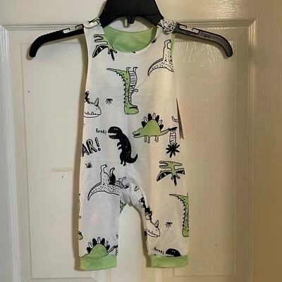Mameluco de dinosaurio tejido Pat Pat para niño talla 3-6 meses nuevo con etiquetas Foto 1 de 4