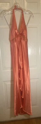 Maxi Vestido Colección De Laru Mujer 9/10 Satén Sin Mangas Noche Baile de graduación Foto 1 de 3