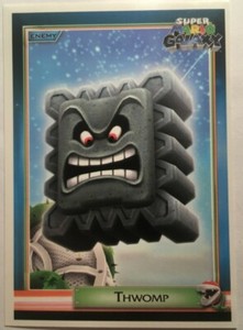 NEW 2009 ENTERPLAY SUPER MARIO GALAXY N°92 ""THWOMP"" STICKER