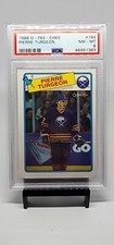 1988-89 O-Pee-Chee Rookie Card #194 Pierre Turgeon Buffalo Sabres PSA NM-MT 8