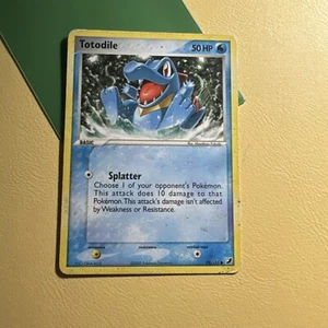 Pokemon EX Unseen Forces Common Card - Totodile 78/115 MP NON HOLO - Picture 1 of 2