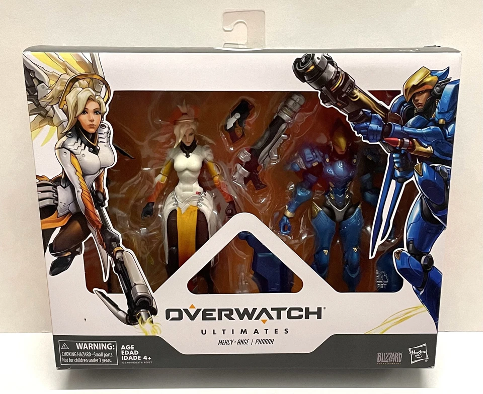 2018 MIB Hasbro Overwatch Ultimates Mercy-Ange & Pharah