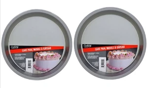 2 Cake Pans Round Non Stick Pan 8" Inch Even Cooking Cooking Concepts - Picture 1 of 4