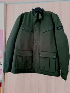 Wasserdichte dunkelgrüne Jacke Barbour International Gr. L Neu und ungetragen - Bild 1 von 12