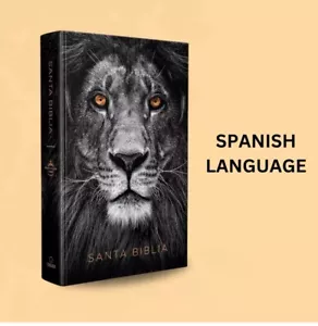 Biblia Reina Valera 1960, Lion of Judah, Spanish bible Hard cover large print - Picture 1 of 10