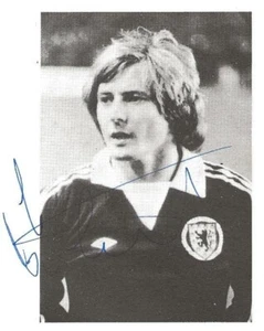 AUTÓGRAFO ORIGINAL ASA HARTFORD NOTTINGHAM FOREST 1979 ESCOCESA INT CON TAZA 78 Y 82 - Imagen 1 de 2