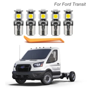 6x LED Interior Light Bulbs for 15-24 Ford Transit Chassis Cab / MK8 Chassis Cab - Picture 1 of 6