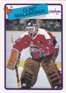 88/89 OPC...CLINT MALARCHUK...CARD # 25...CAPITALS...FREE COMBINED SHIPPING - Bild 1 von 1