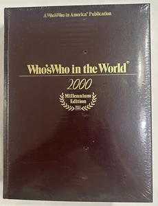 WHO'S WHO IN THE WORLD 2000 - MARQUIS PUBLICATION 17th/MILLENNIUM EDITION - Picture 1 of 6