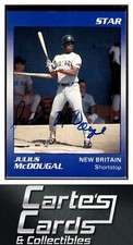 Julius McDougal 1990  Star New Britain Red Sox #10 TTM/IP Signed Autographed