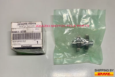 Genuino Nuevo Kawasaki KLX125 KLX140 KLX150 KLX250 Spur Radle Gear 59051-0785 Foto 1 de 2
