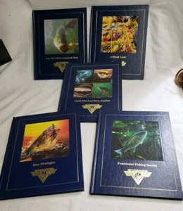North American Fishing Club How To Fish Books x 5 Bass, Lures ect. CP - Imagen 1 de 5
