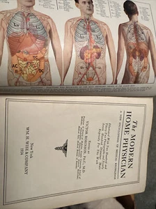Vintage The Modern Home Physician Book 1934 Wise & Co - Picture 1 of 14