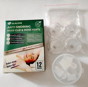 Anti-Snoring Nose Clip & Nose Vents - GLALOVE - Picture 1 of 10