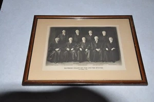 1932 Supreme Court Of The United State Framed Original Picture - Picture 1 of 5