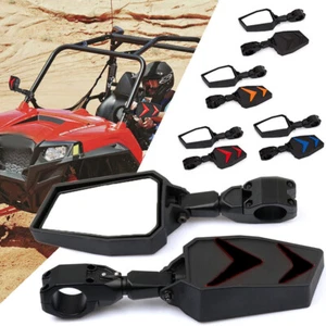"Espejos retrovisores laterales para Polaris RZR 800/900/1000 XP Turbo ATV con inserciones de 1,75" - Imagen 1 de 8