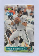 1996 Jaguars Steve Beuerlein Pro Line Series II GTE Phone Card $1 Classic