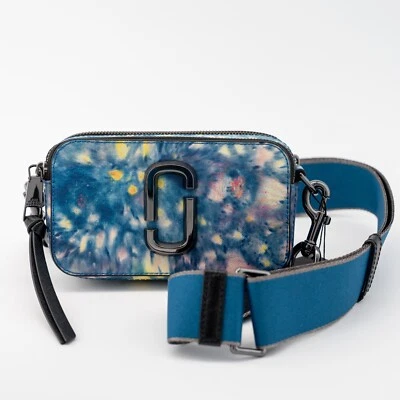 Bolso Marc Jacobs Instantáneas Acuarela Cámara Hombro Tie Dye Azul Foto 1 de 4